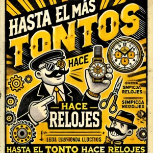 Hasta el más tonto hace relojes