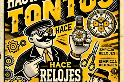 Hasta el más tonto hace relojes